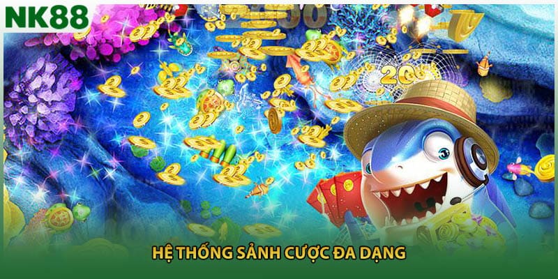 Hệ thống sảnh cược đa dạng